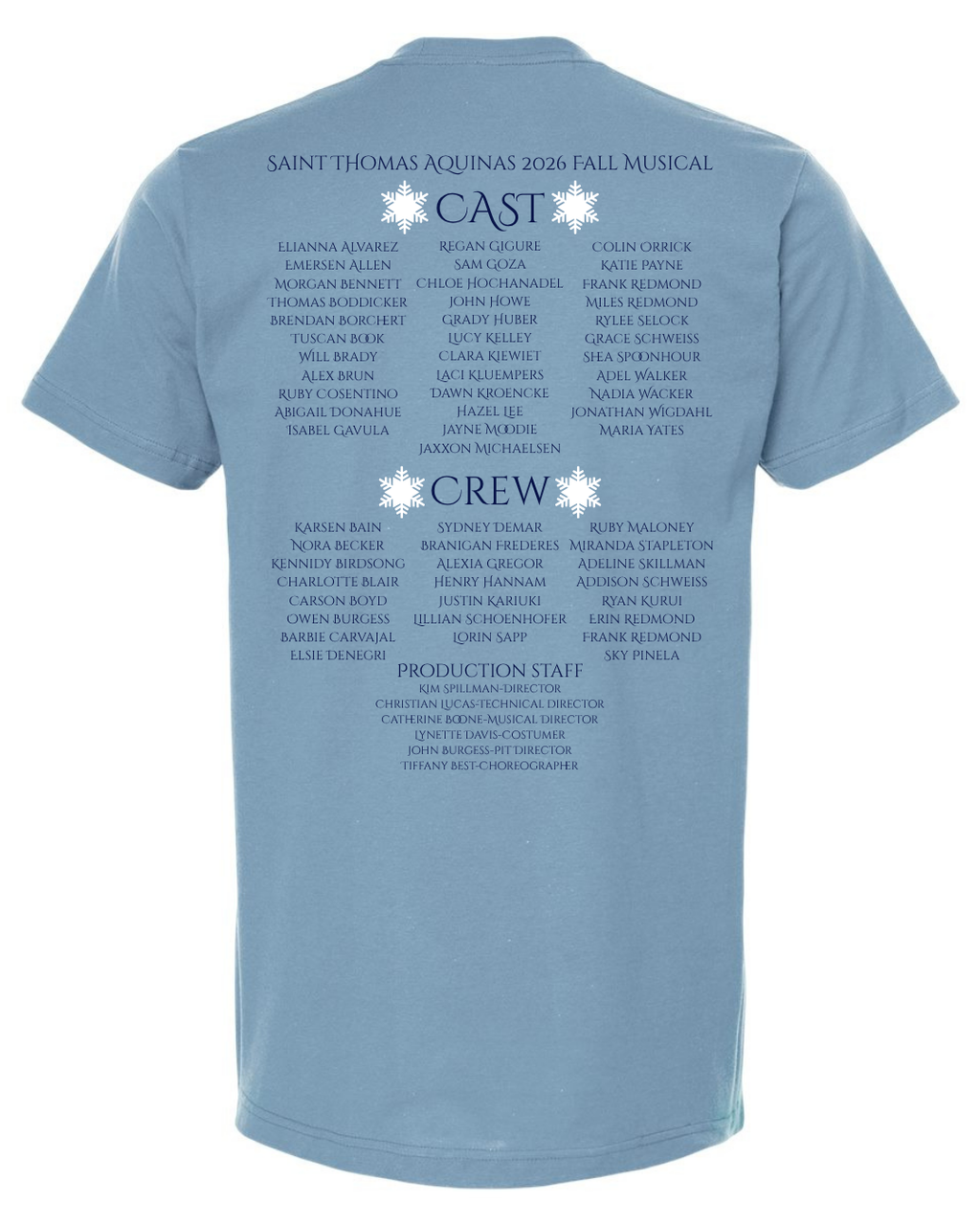 Frozen the Musical Logo Tee