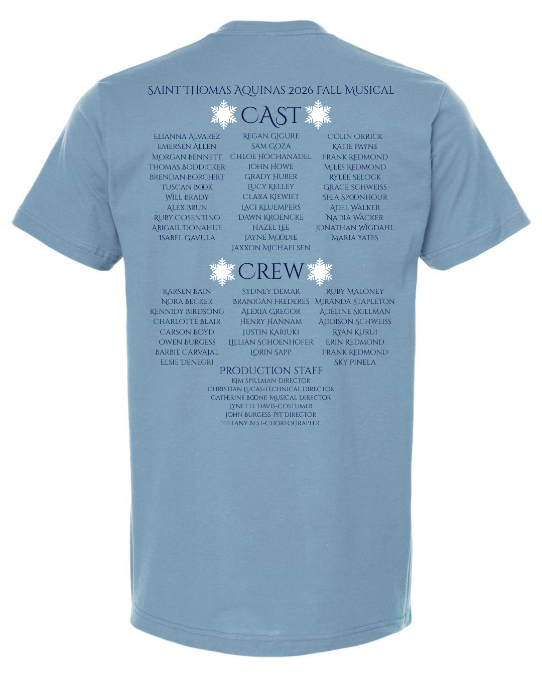 Frozen the Musical Logo Tee