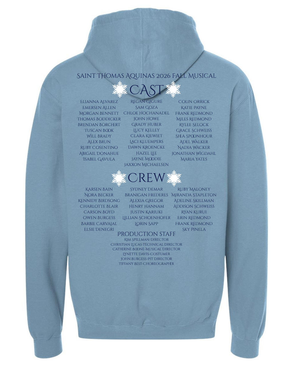 Frozen the Musical Logo Hoodie
